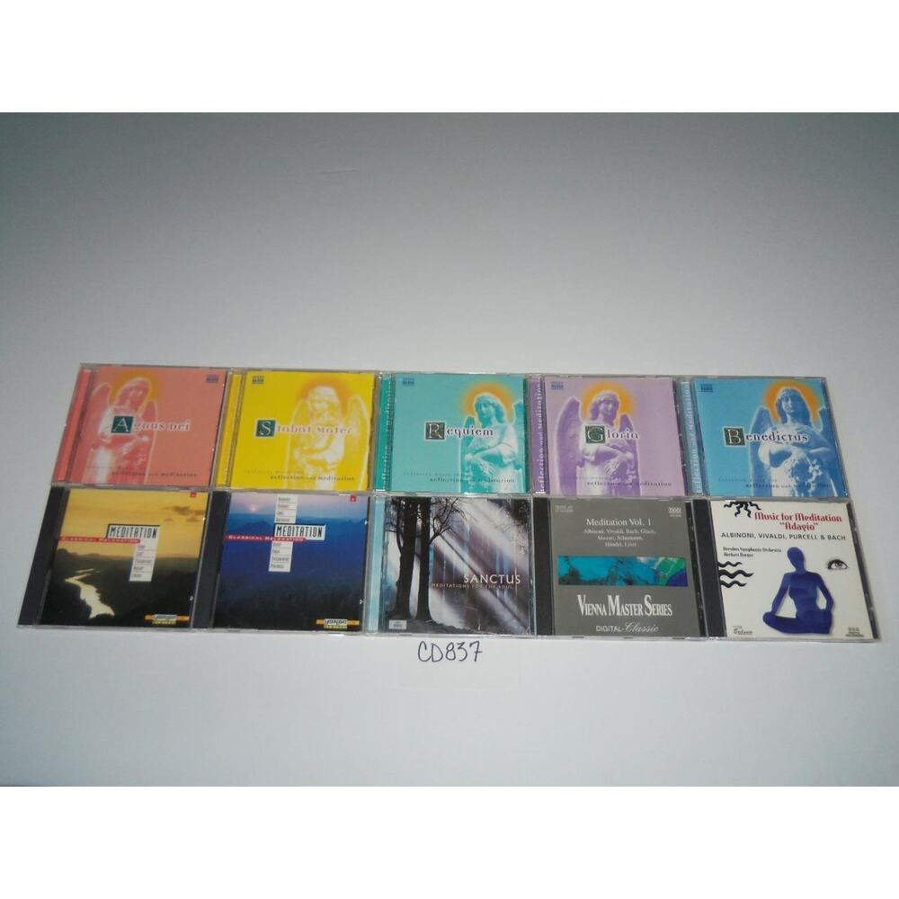 Meditiation Meditative 10 CD Lot Classical Music Orchestra Reflection -0618CD837